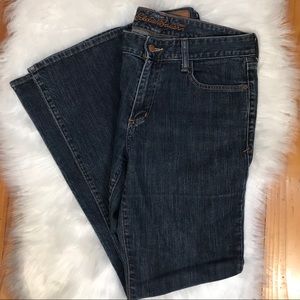 Eddie Bauer Jeans Classic Dark wash boot cut Size 8